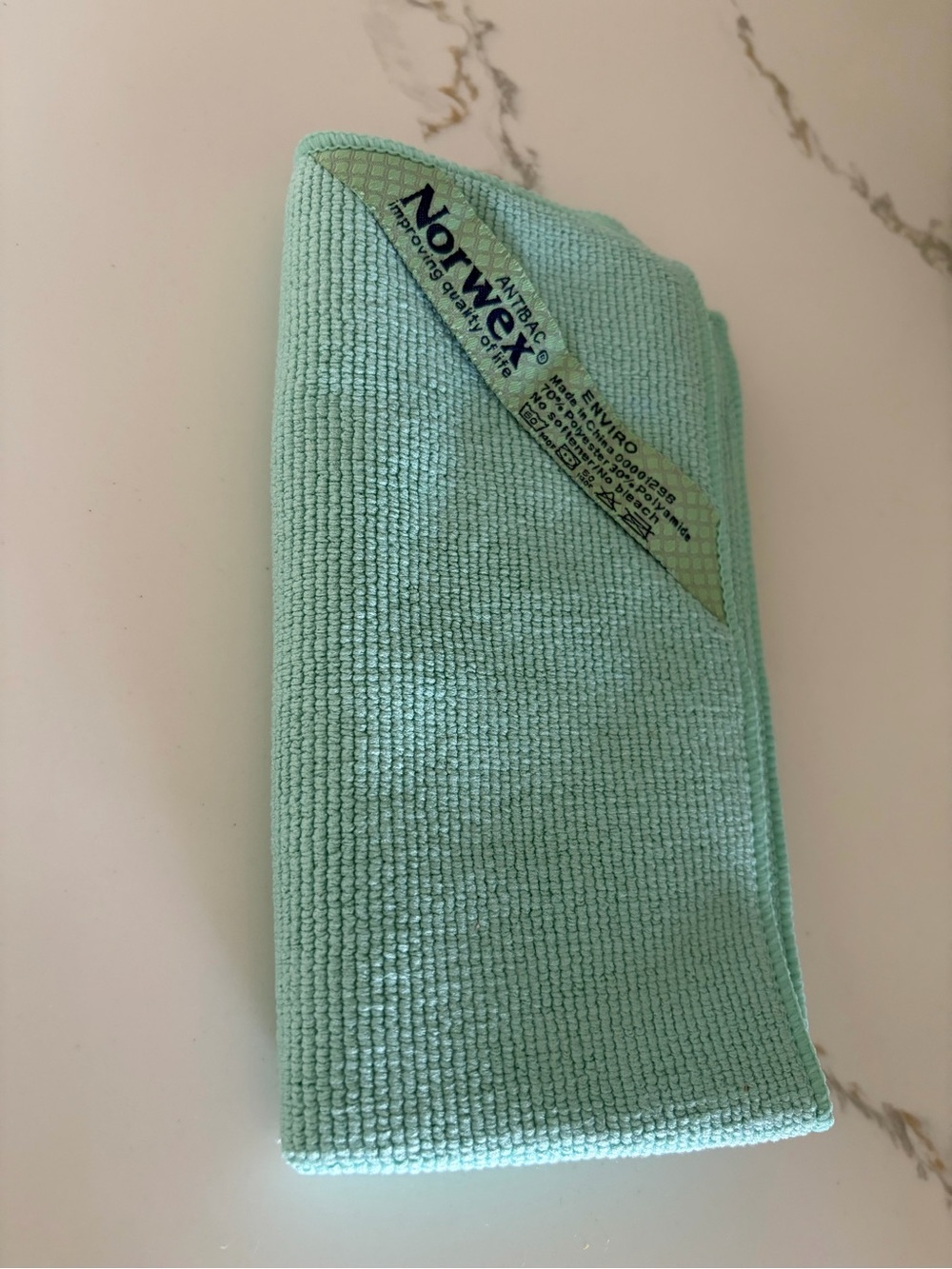 NWOT Norwex Enviro Microfiber Cloth - Mint New Kitchen Bathroom Boat Mint Home - Picture 6 of 7